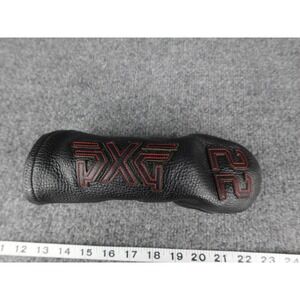 PXG Golf Headcover Black Leather Red Stitching 25 Model